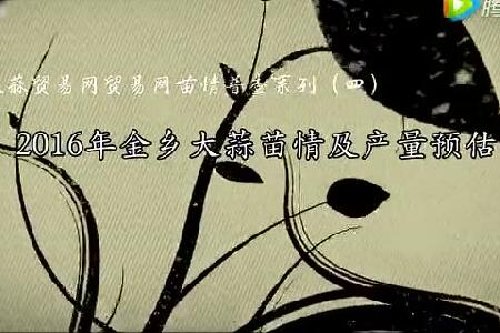 2016年金鄉(xiāng)大蒜苗情及產(chǎn)量預(yù)估 (2994播放)