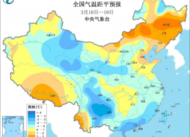 氣溫前升后降  周內降水減少 ()